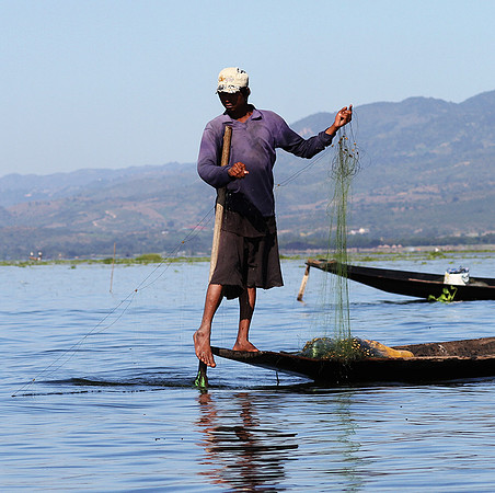 At lake Inle