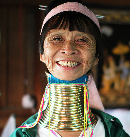 Kayan women - near lake Inle