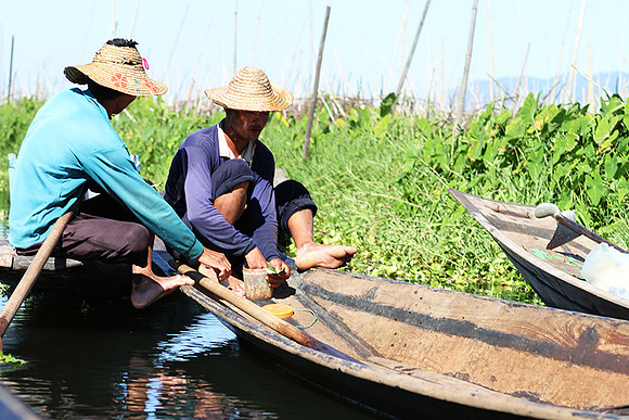 At lake Inle