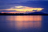 Sunrise over the Mekung river