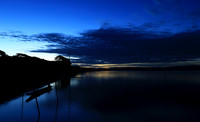 Sunrise over the Mekung river