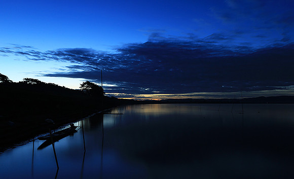 Sunrise over the Mekung river