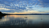 Sunrise over the Mekung river