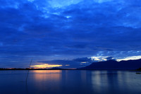 Sunrise over the Mekung river