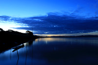 Sunrise over the Mekung river