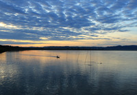 Sunrise over the Mekung river
