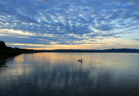 Sunrise over the Mekung river