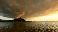 Sunset at Flic-en Flac - west coast