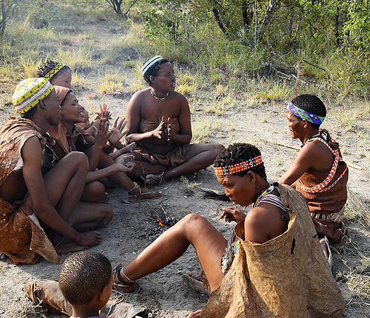 Bushmen junxwazy - Makgadikgadi