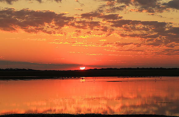 Sunset - Liuwa Plain NP