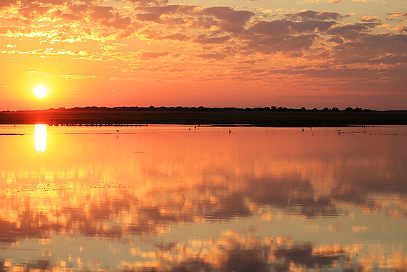 Sunset - Liuwa Plain NP