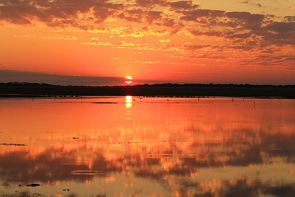 Sunset - Liuwa Plain NP