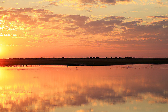 Sunset - Liuwa Plain NP