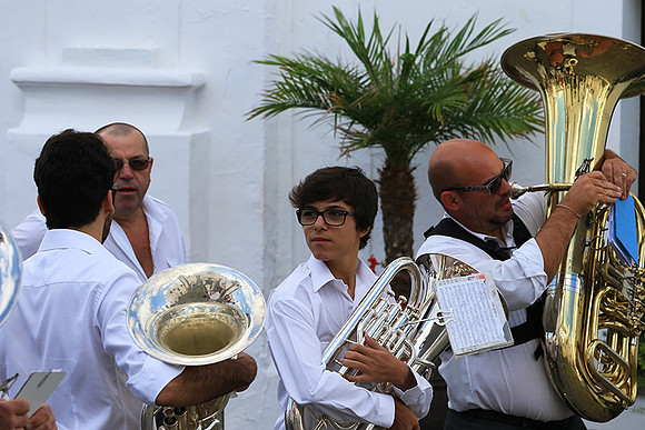 Portugal : brass band in the streets of Monsaraz