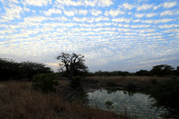 Clouds reflection