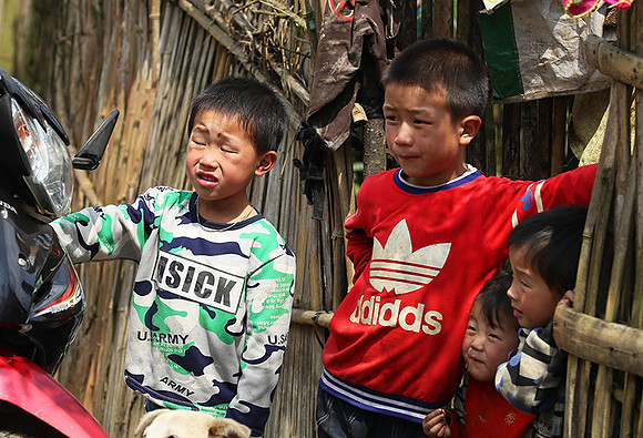 In a Hmong mountain village