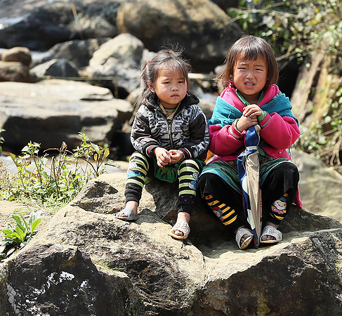 In a Hmong mountain village