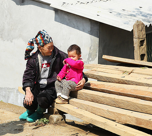 In a mountain village
