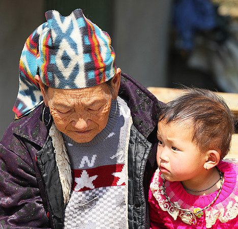 In a mountain village