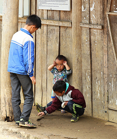 In a mountain village