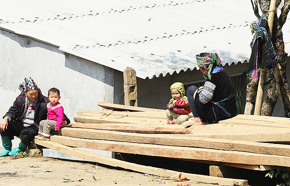 In a mountain village