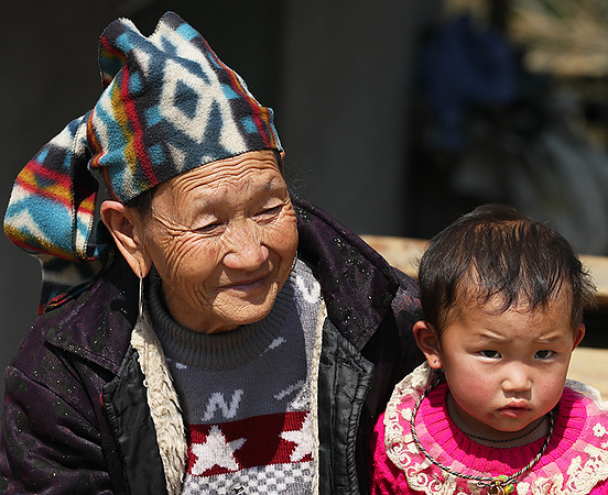 In a mountain village