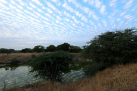 Clouds reflection