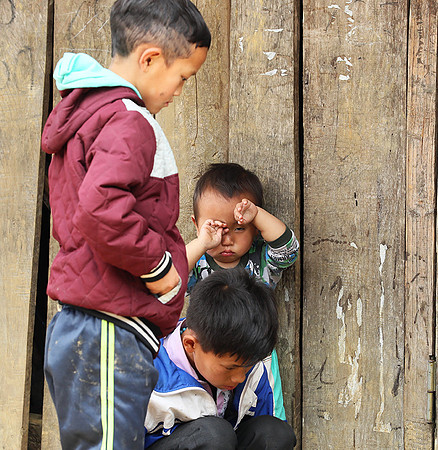 In a mountain village