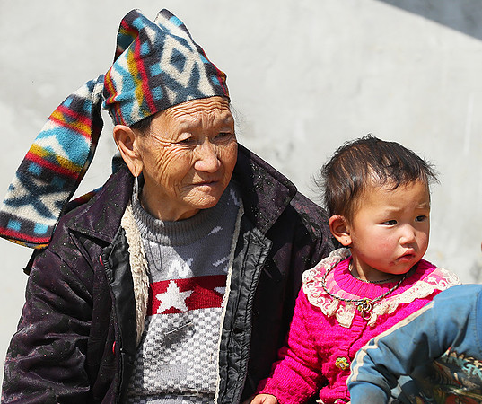 In a mountain village
