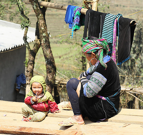 In a mountain village