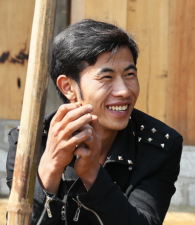 In a mountain village
