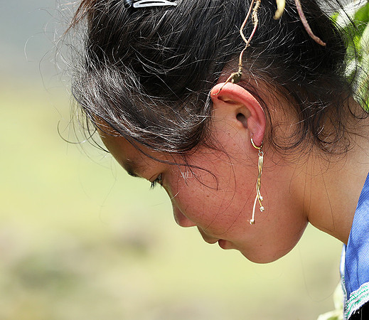 In a Hmong mountain village