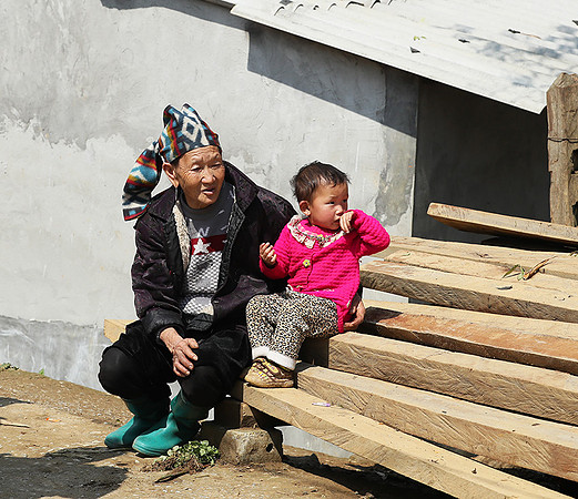 In a mountain village