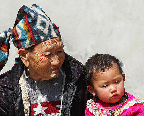 In a mountain village