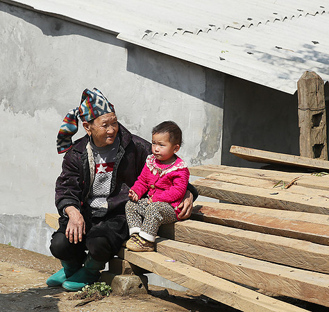 In a mountain village