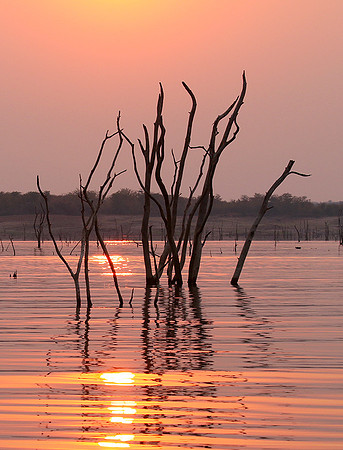 Sunset - Lake Kariba - Matusadona NP