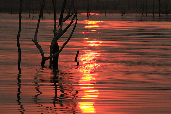 Sunset - Lake Kariba - Matusadona NP