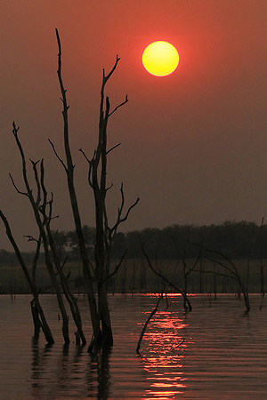 Sunset - Lake Kariba - Matusadona NP
