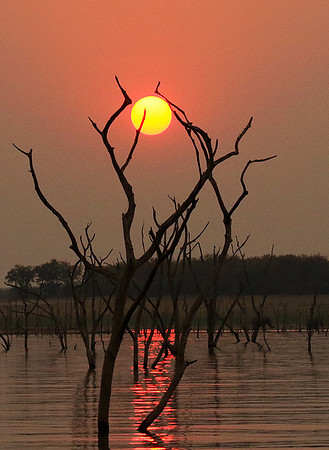 Sunset - Lake Kariba - Matusadona NP