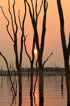 Sunset - Lake Kariba - Matusadona NP
