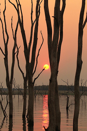 Sunset - Lake Kariba - Matusadona NP