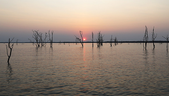 Sunset - Lake Kariba - Matusadona NP