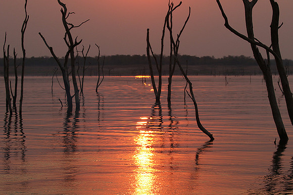 Sunset - Lake Kariba - Matusadona NP