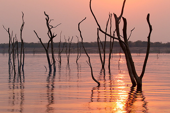 Sunset - Lake Kariba - Matusadona NP