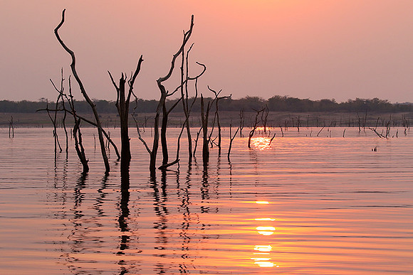Sunset - Lake Kariba - Matusadona NP