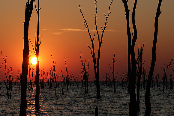 Sunrise - lake Kariba