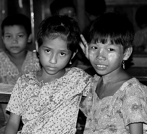 in a Chin ethnic village