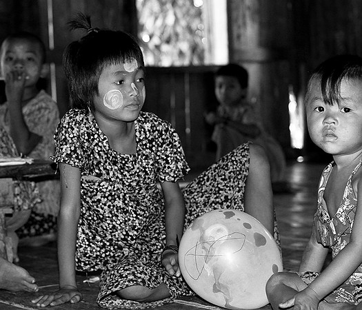 in a Chin ethnic village