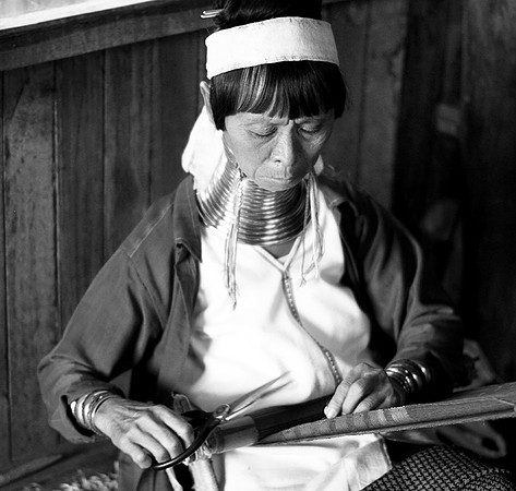 Kayan woman  - near lake Inle