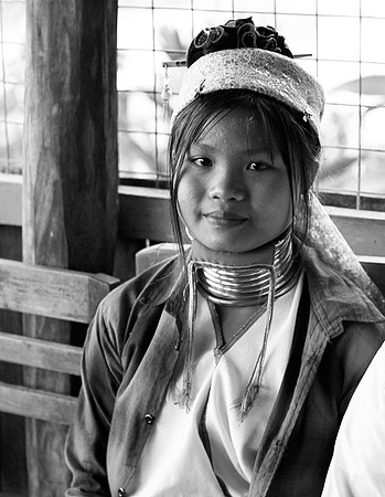 Kayan woman  - near lake Inle
